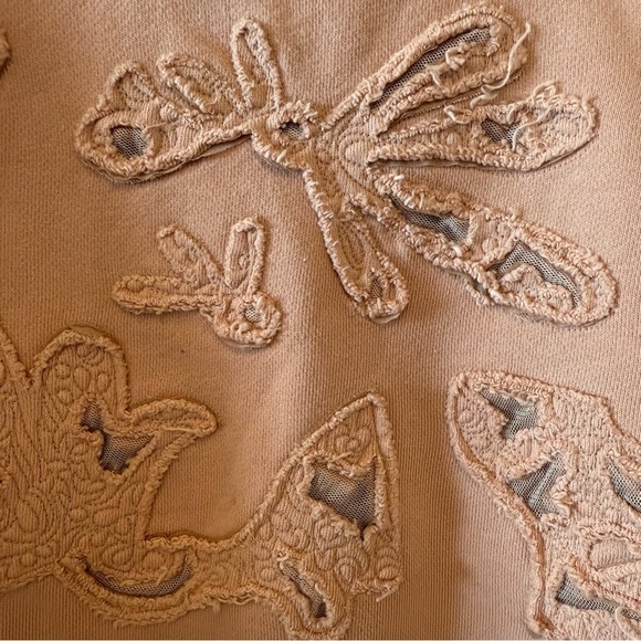 Banana Republic Women's Dusty Rose Embroidered Sweatshirt - Picture 2 of 6